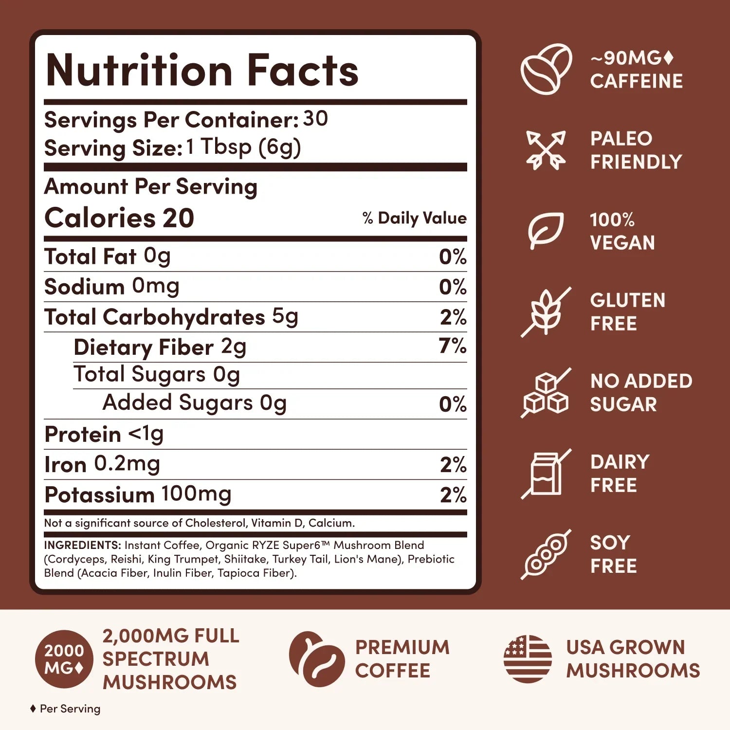 Mushroom Coffee Dark Roast Starter Kit (60 servings)