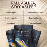 RYZE Hot Cocoa - with 6 Sleep Superfoods to Help Fall Asleep and Stay Asleep